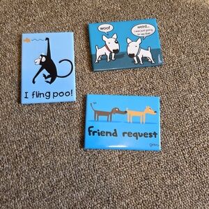 🎉5/$10 Funny Animal Cartoon Magnets Set